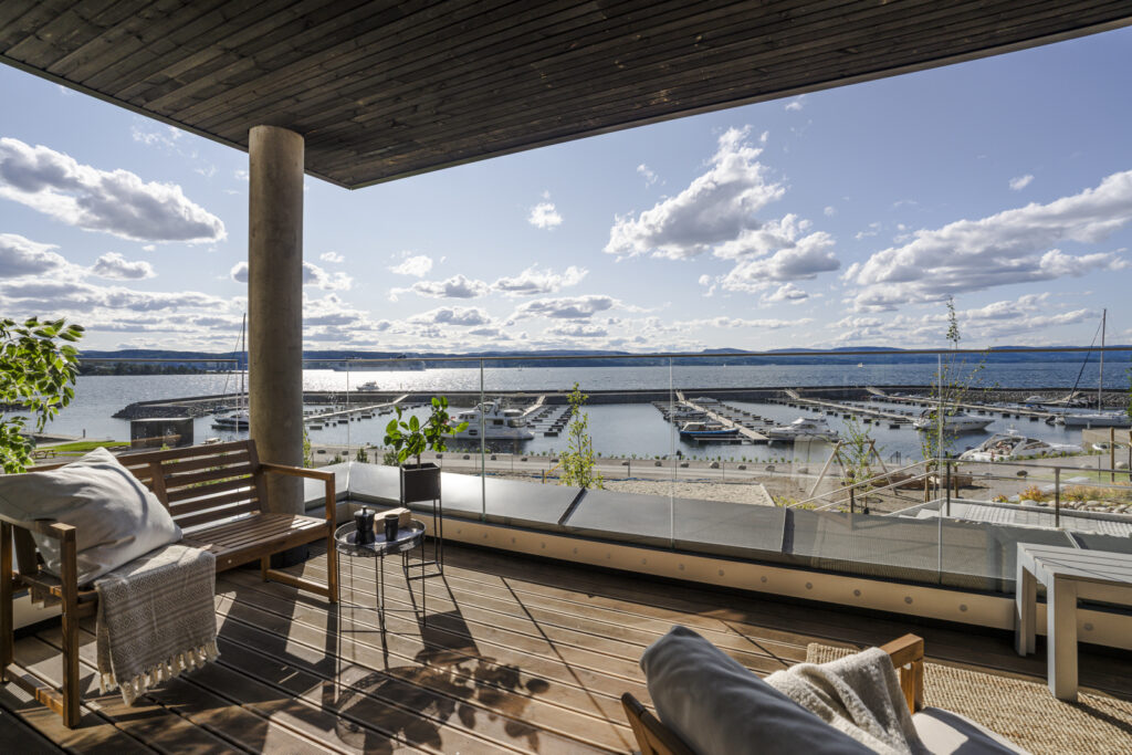 12,5 m2 Uten innsyn fra nabobalkonger